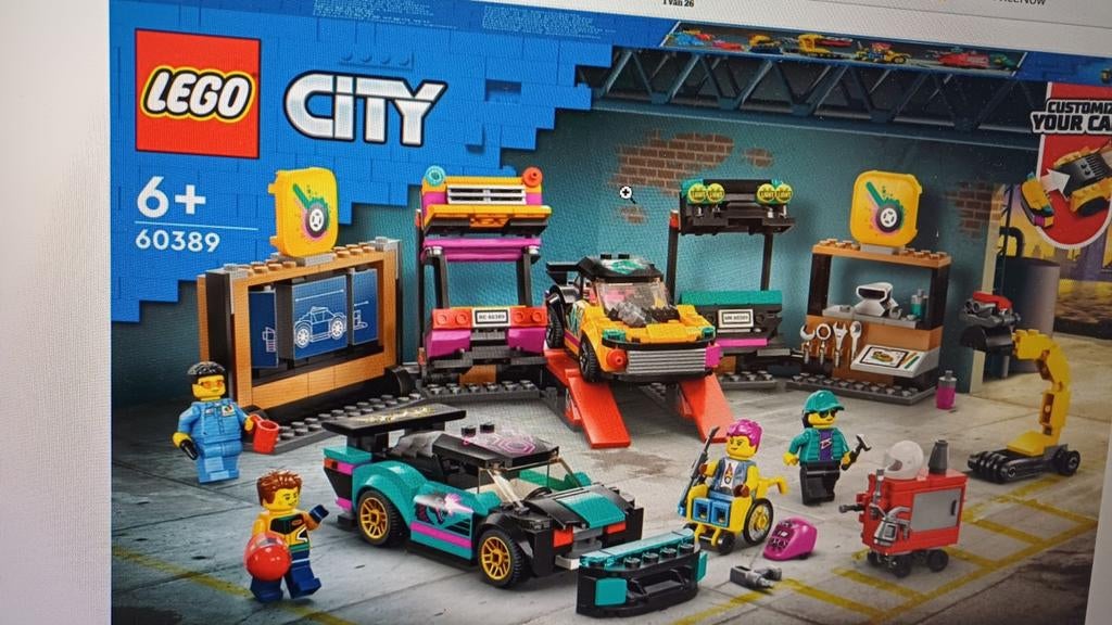 Lego City 60389 Garage voor Auto's -NIEUW en ONGEOPEND-, Ophalen of Verzenden, Nieuw, Complete set, Lego