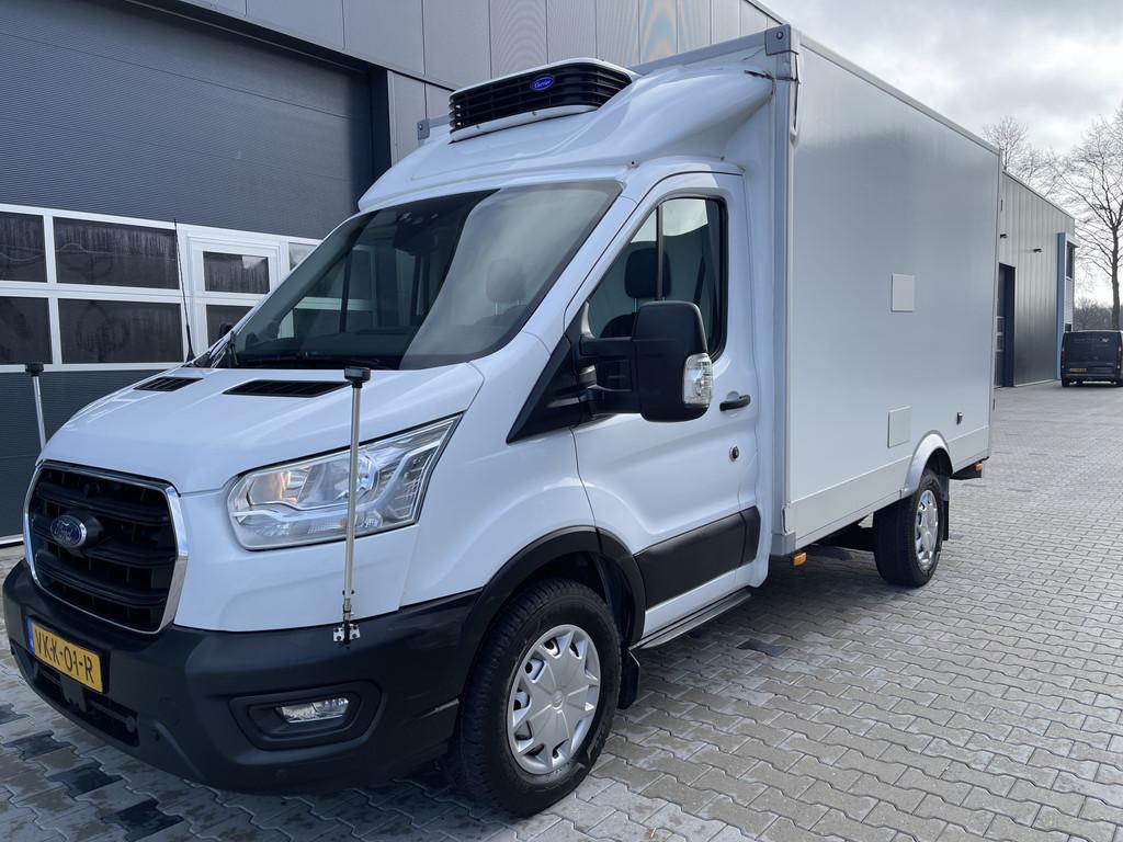 Ford Transit 2.0 TDCI automaat bakwagen met Carrier koeling, Auto's, Bestelauto's, Automaat, Parkeersensor, 4 cilinders, Met garantie (alle)