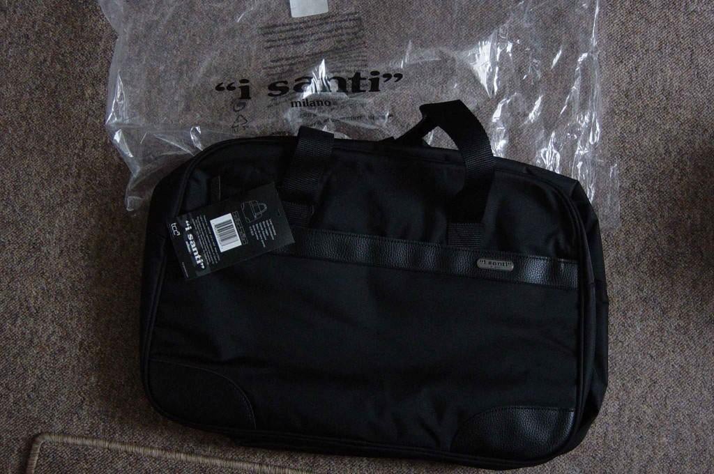 I Santi large handbag, hand/schouder tas 47 x 32 x 21 cm, Ophalen of Verzenden, Nieuw, Zwart, Overige typen