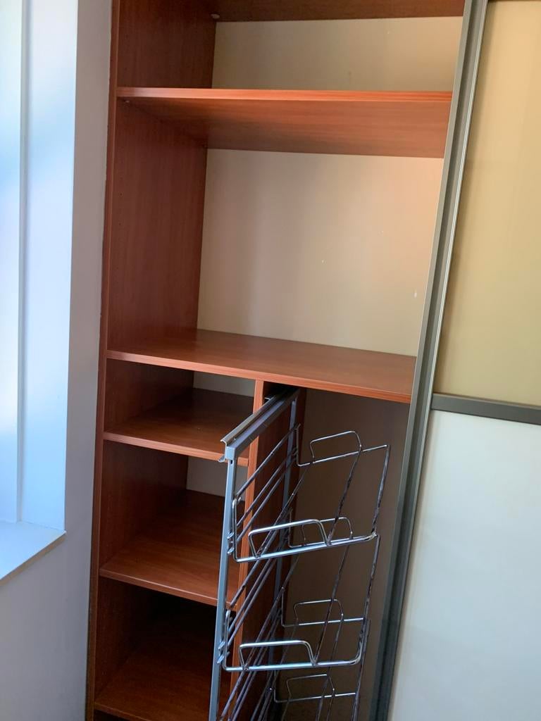 Kleding kastenwand schuifdeuren tot 2april, 200 cm of meer, Zo goed als nieuw, 200 cm of meer, 50 tot 75 cm