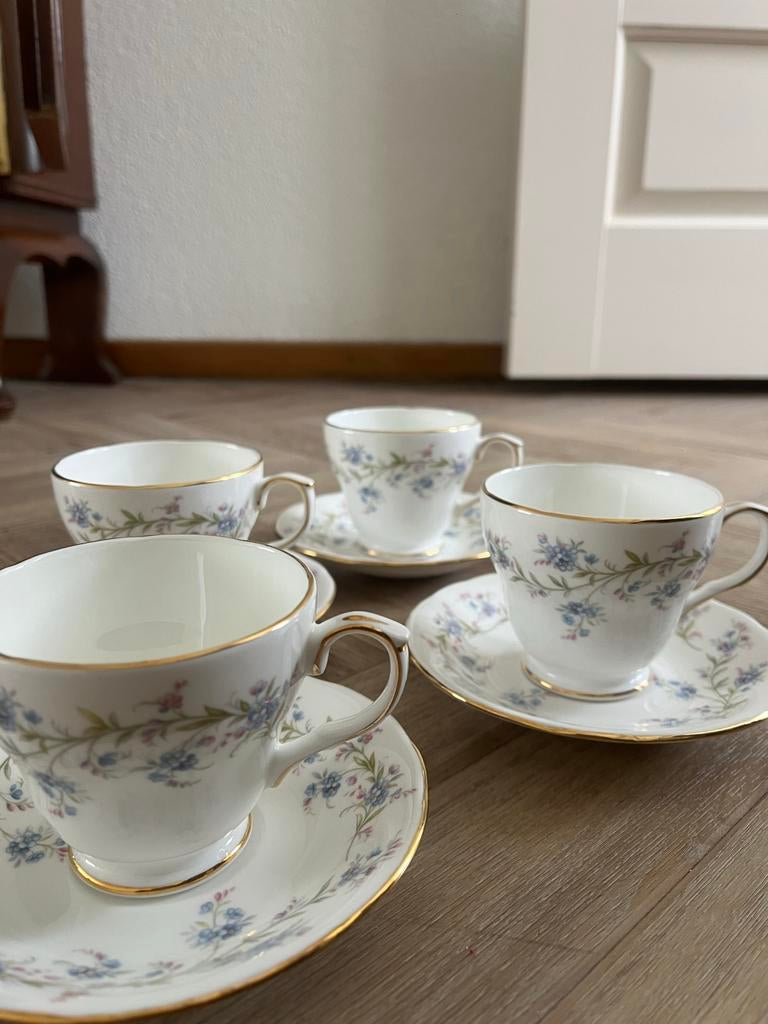 Duchess Porseleinen Servies Set - 4 Kop en Schotels, Ophalen of Verzenden