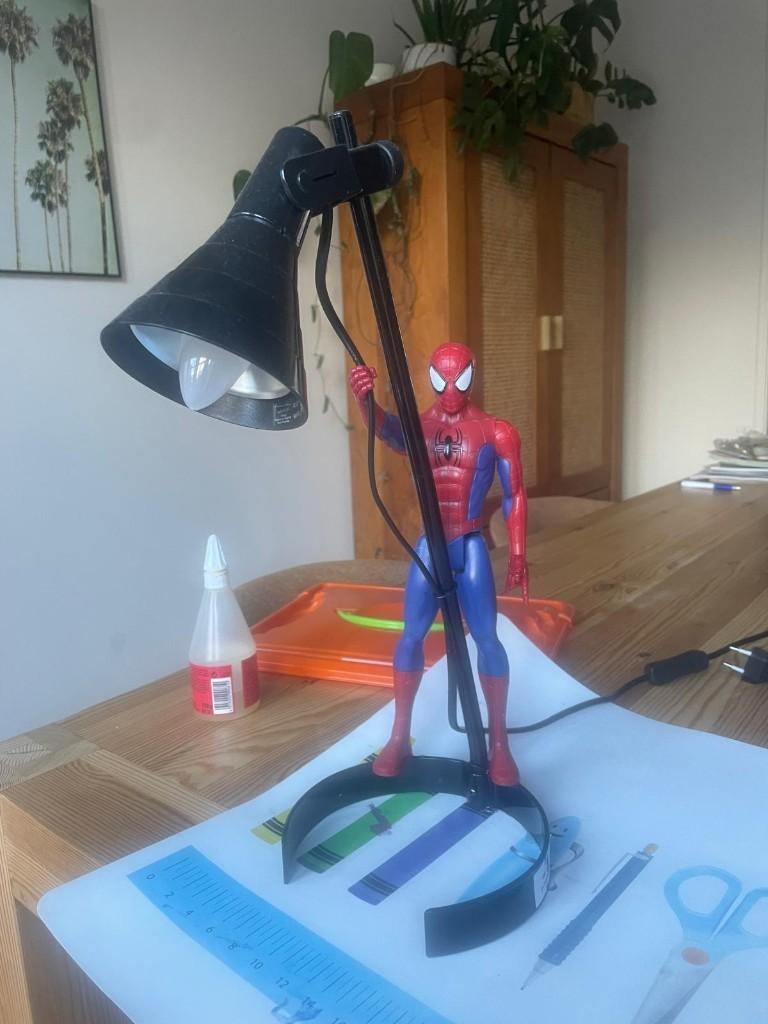 superlamp (superhelden lamp), Overige materialen, Gebruikt, Ophalen of Verzenden, Kinderlamp