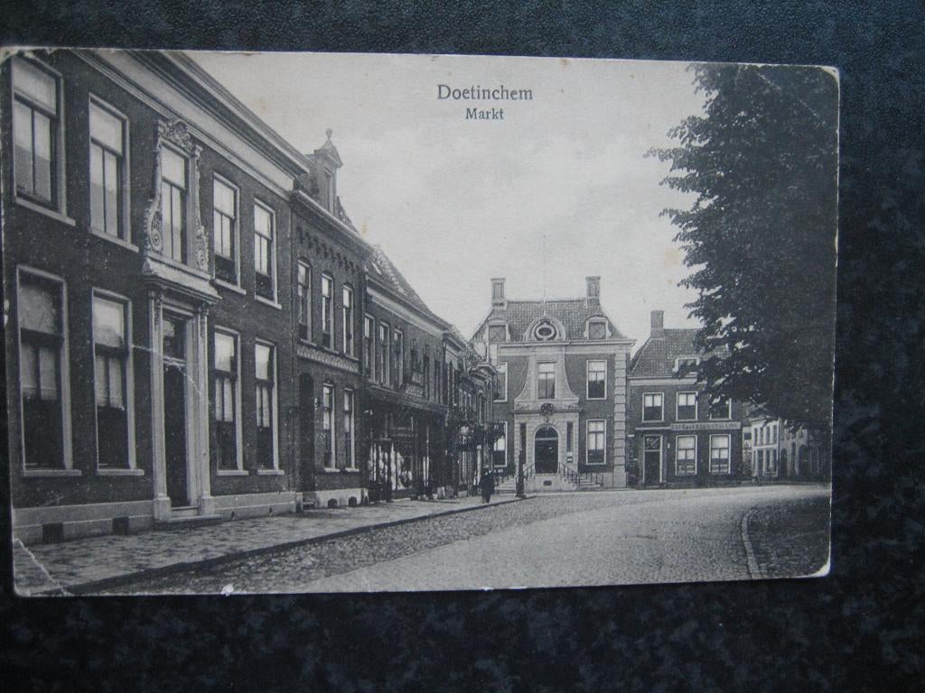 DOETINCHEM Markt A 1927, Ophalen of Verzenden, 1920 tot 1940, Gelderland
