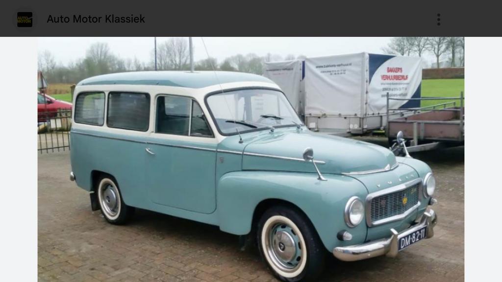 Volvo Duett P210 1966, Auto's, Oldtimers, Particulier, Lederen bekleding, Radio, Trekhaak, Volvo, Benzine, Stationwagon, Handgeschakeld