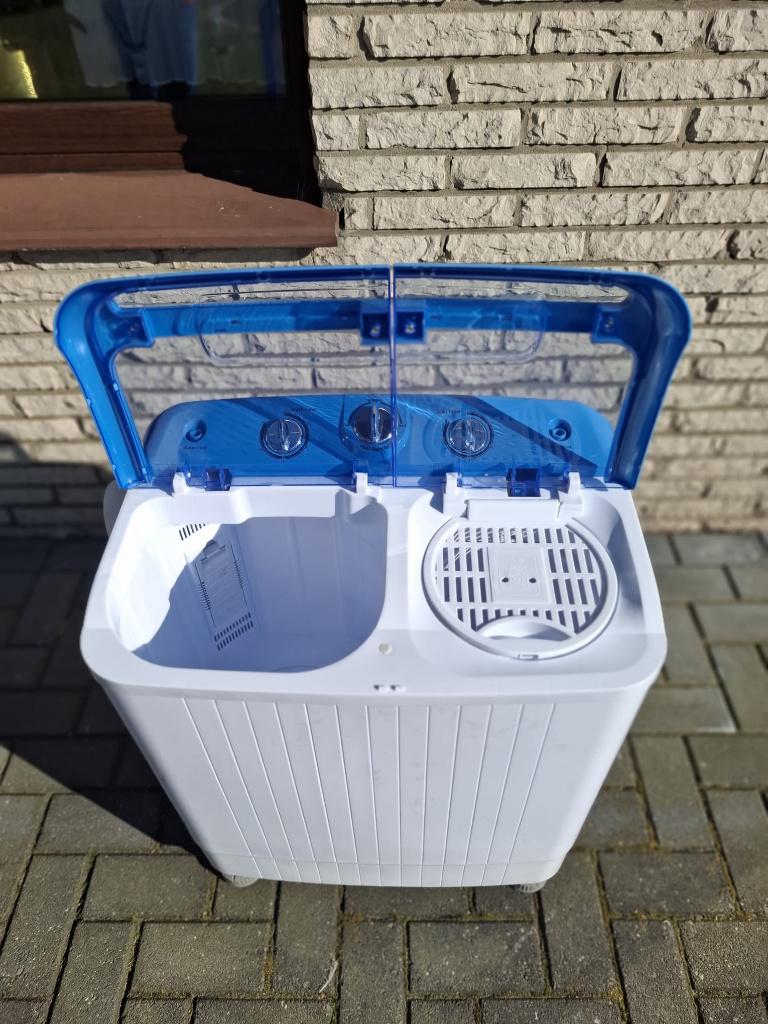 Wiltec halfautomatische wasmachine, Witgoed en Apparatuur, Minder dan 1200 toeren, Minder dan 85 cm, Minder dan 4 kg, Bovenlader