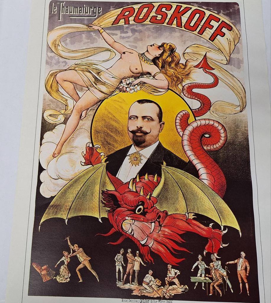 Prachtige magische poster ca 50 cm.alles twee euro uitzoeken, Ophalen of Verzenden, Zo goed als nieuw