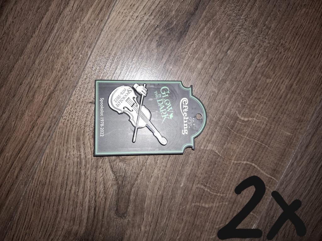 Efteling Spookslot pin, Verzamelen, Efteling, Ophalen, Nieuw, Button of Speldje