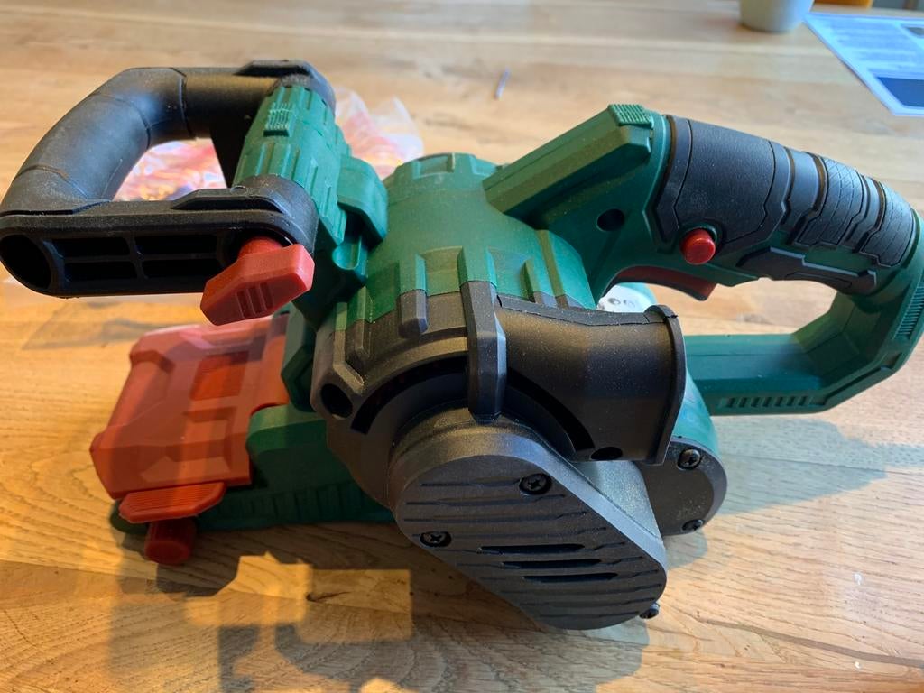 Parkside bandschuur - nagenoeg NIEUW, Doe-het-zelf en Verbouw, Ophalen of Verzenden, Zo goed als nieuw, 600 tot 1200 watt, Bandschuurmachine