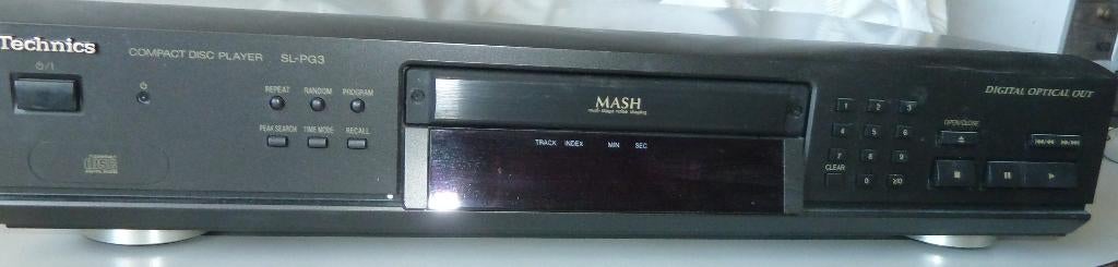Technics cd speler SL-PG3 met MASH+digitale optische output, Audio, Tv en Foto, Cd-spelers, Ophalen of Verzenden, Gebruikt, Technics