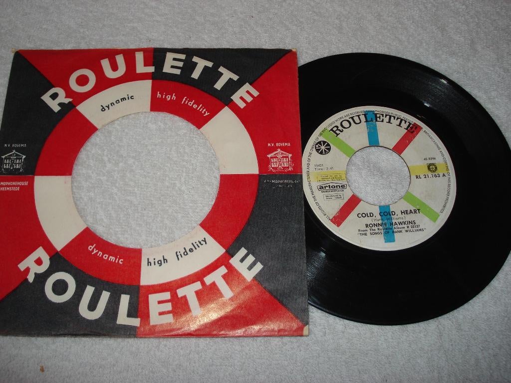 Ronnie Hawkins    Cold Cold Heart      Orgineel, Ophalen of Verzenden, Zo goed als nieuw, Overige genres