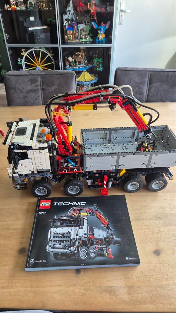 Lego technic 42043 mercedes Bens Acros 3245, Lego, Compleet, Ophalen of Verzenden, Zo goed als nieuw