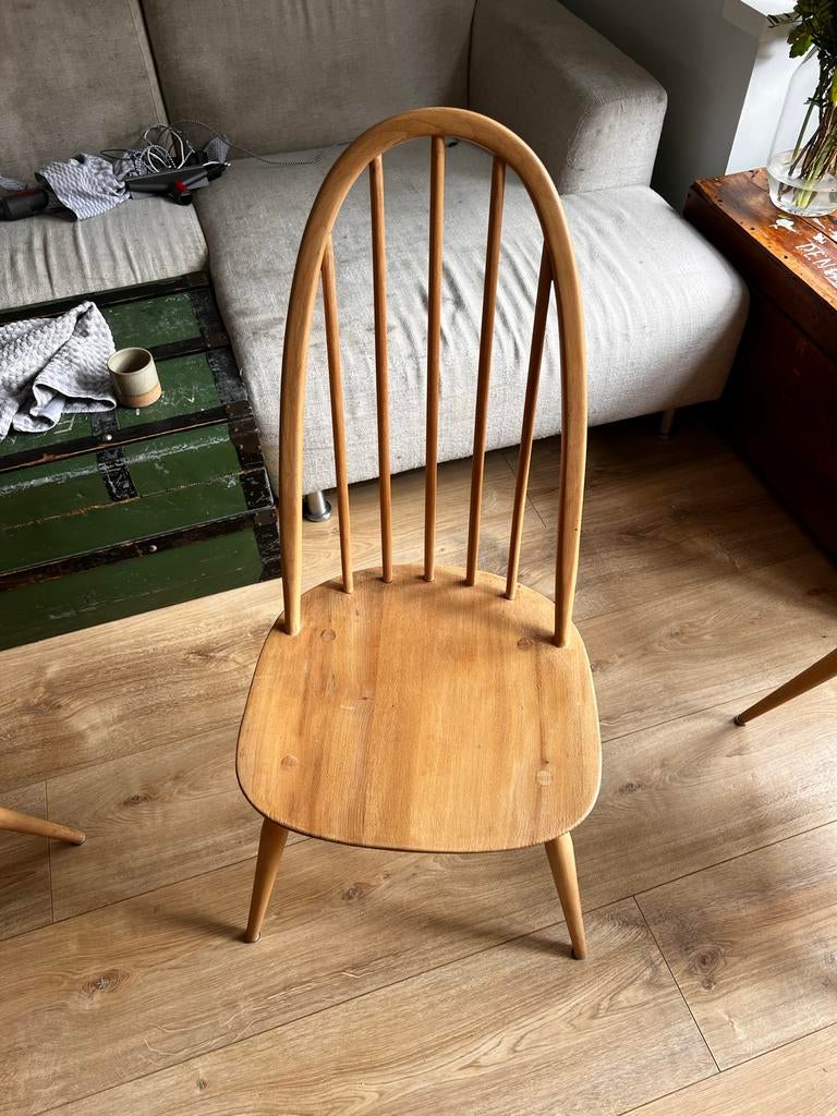 Inklapbare ronde eettafel met 4 stoelen, Ophalen, Gebruikt, 100 tot 150 cm, Rond