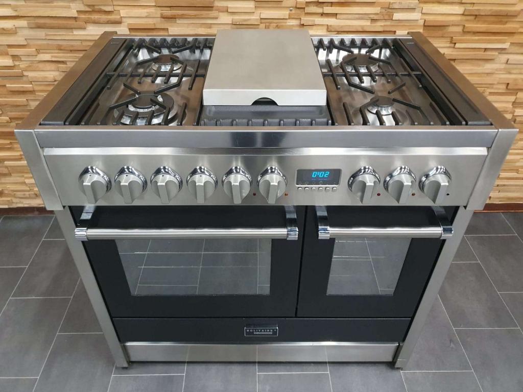 Luxe Solitaire Professional Fornuis 100cm rvs friteuse, Niet ingevuld, 60 cm of meer, Niet ingevuld, Ophalen of Verzenden