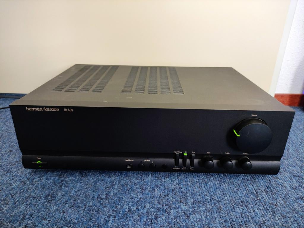 Harman Kardon HK 660 geïntegreerde stereo versterker, Audio, Tv en Foto, Versterkers en Receivers, Gebruikt, Overige merken, Ophalen