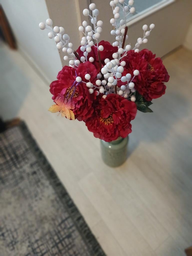 Kunst Bloom met nieuwe vaas  huis opruimen mooi vaas, Ophalen