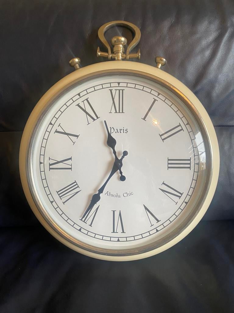 Mooie woon kamer klok, Ophalen, Zo goed als nieuw, Wandklok