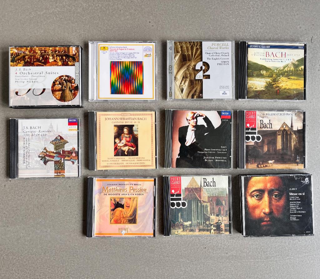Bach CD’s - Matthäus Passion, Cantates & Purcell, Liszt, Ophalen of Verzenden, Barok, Gebruikt, Overige typen