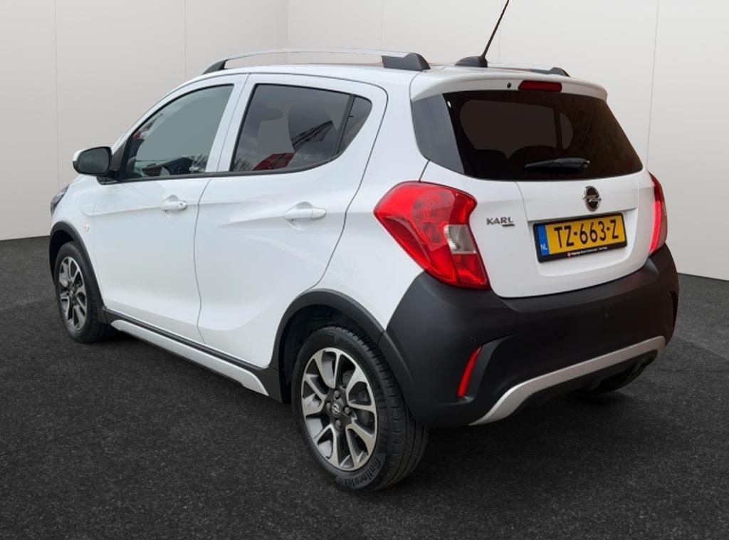 Opel KARL 1.0 Rocks Online Edition Carplay Velgen (bj 2018), Keurmerk '100% Onderhouden', Stof, Gebruikt, Euro 6