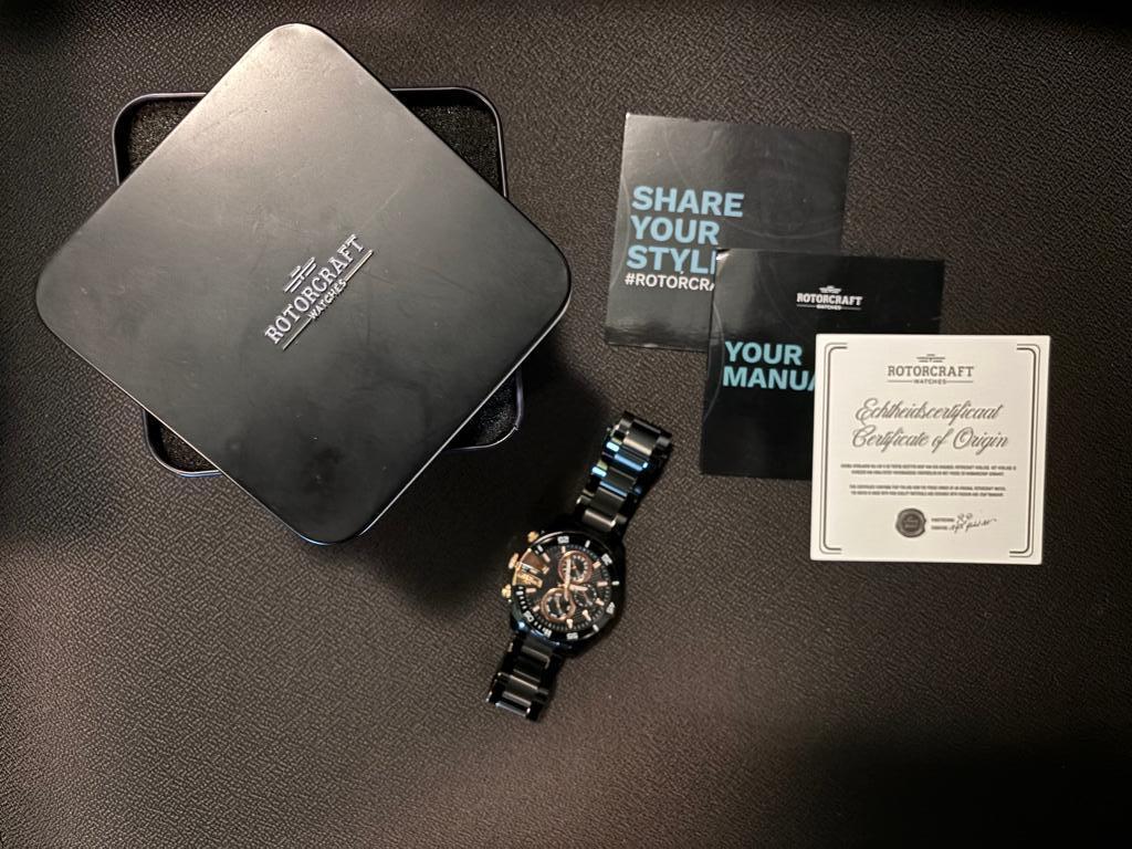 Nieuw Rotorcraft RC3103 heren horloge, Overige merken, Staal, Staal, Polshorloge