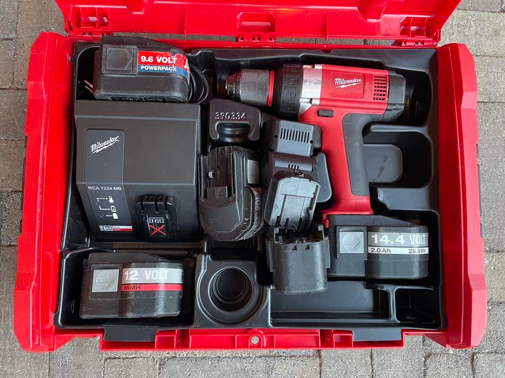 Milwaukee PDD boormachine, Ophalen of Verzenden, Zo goed als nieuw, Boormachine