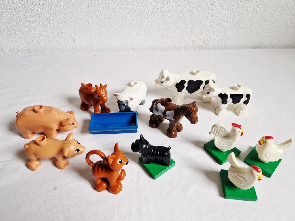 Duplo boerderijdieren dieren voor boerderij, Ophalen of Verzenden, Gebruikt, Duplo