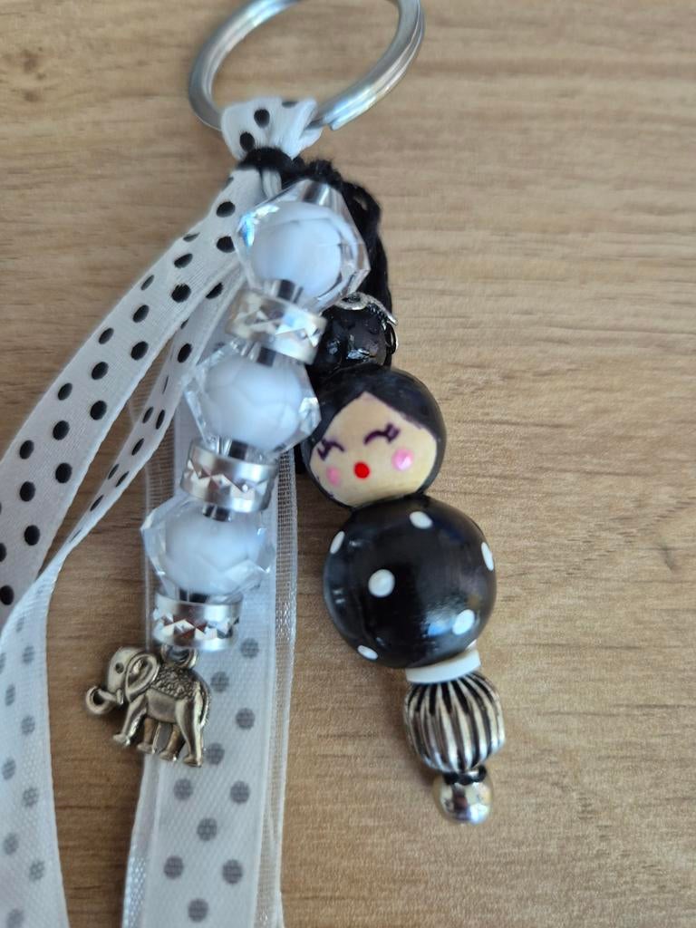 Handgemaakte sleutel/tashanger, Verzamelen, Sleutelhangers, Ophalen of Verzenden, Nieuw, Overige typen