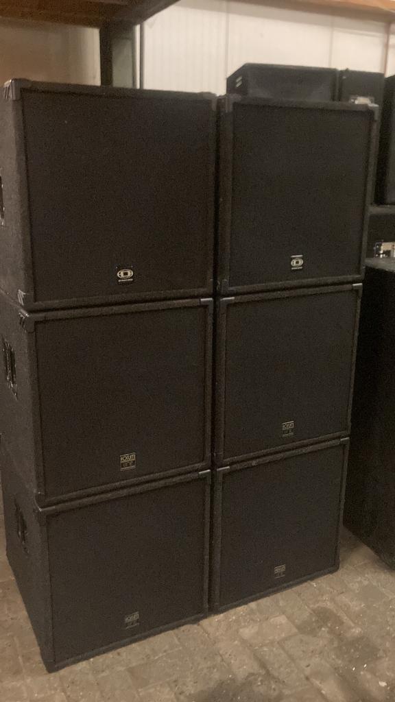 Dynacord XA 28 compleet top staat, Ophalen, 120 watt of meer, Front, Rear of Stereo speakers, Overige merken