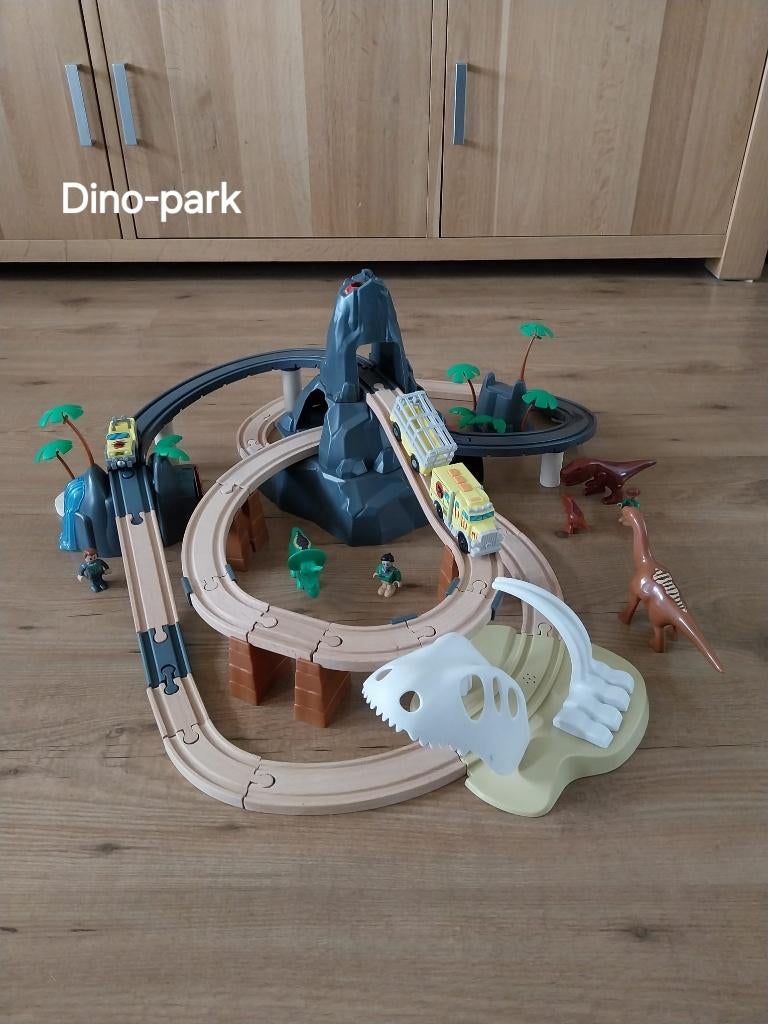 (grote) Houten treinbaanset, Ophalen