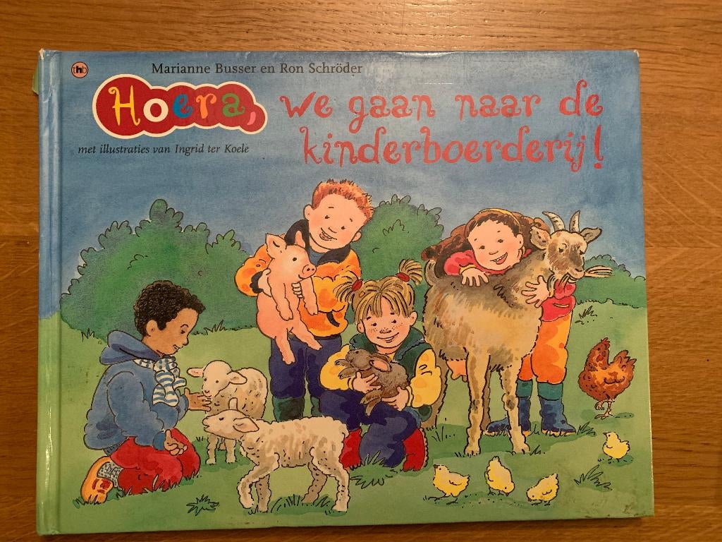kinderboeken: Marianne Busser / Hoera, we gaan ...., Ophalen, Zo goed als nieuw, Marianne Busser; Ron Schröder, Fictie algemeen