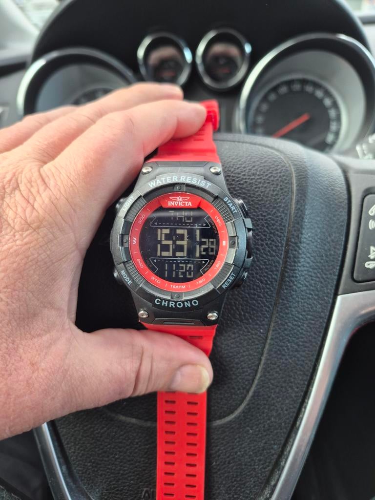 Invicta horloge, Ophalen, Zwart, Android