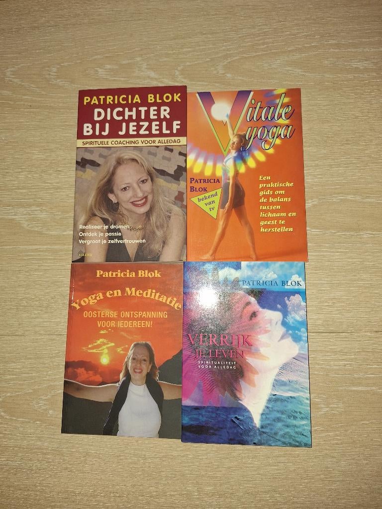 Patricia Blok 4 boeken Yoga - meditatie, Boeken, Ophalen of Verzenden, Gelezen, Spiritualiteit algemeen, Overige typen