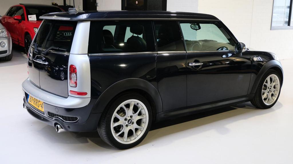 Mini Mini Clubman 1.6 Cooper S Automaat|Cruise|Leder|Xenon, Gebruikt, 4 cilinders, 4 stoelen, Zwart