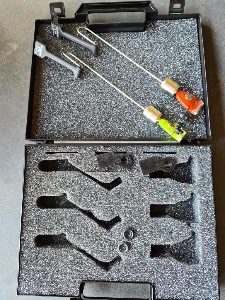 2x Fox MK2 swinger in koffer., Ophalen of Verzenden, Zo goed als nieuw, Overige typen