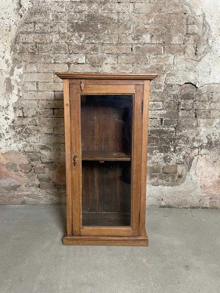 Landelijke oude toonbankvitrine, Ophalen, Met plank(en), Minder dan 50 cm, Landelijk, werelds, japandi, wabi-sabi