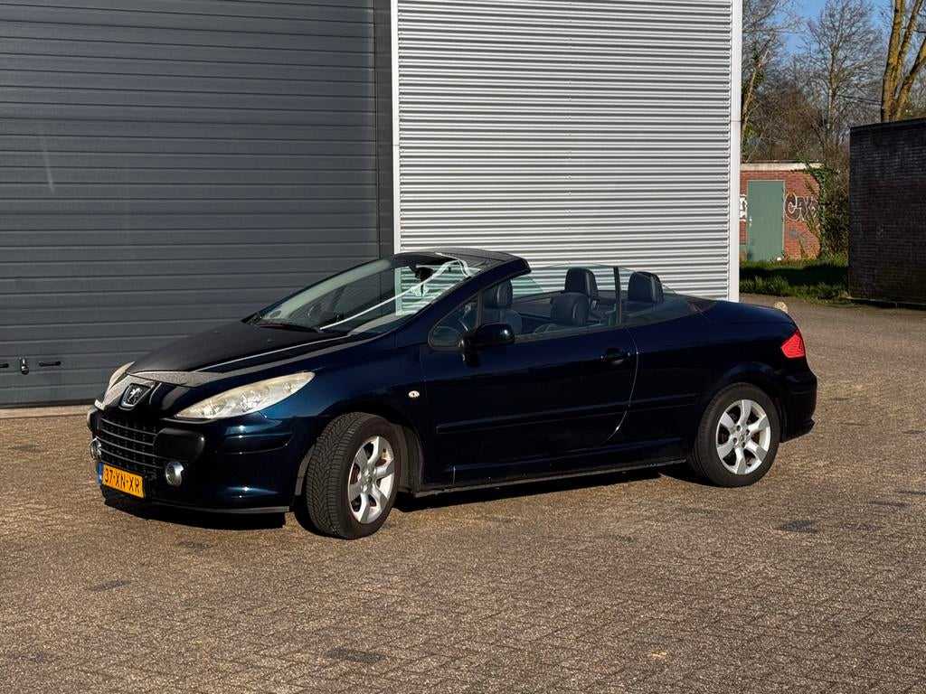 Peugeot 307 2.0 16V CC 2007 Blauw, Voorwielaandrijving, Zwart, 4 cilinders, Cabriolet