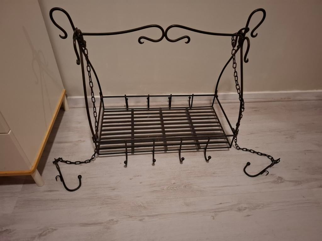 Smeedijzer keukenrek, Ophalen of Verzenden, Minder dan 100 cm