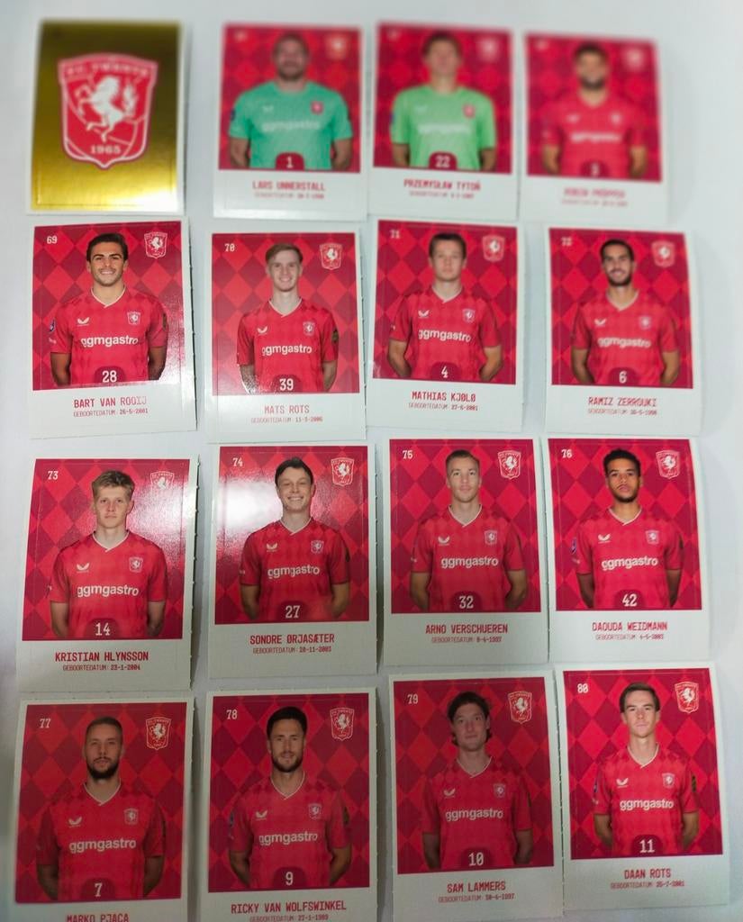 FC Twente voetbalplaatjes, Ophalen of Verzenden