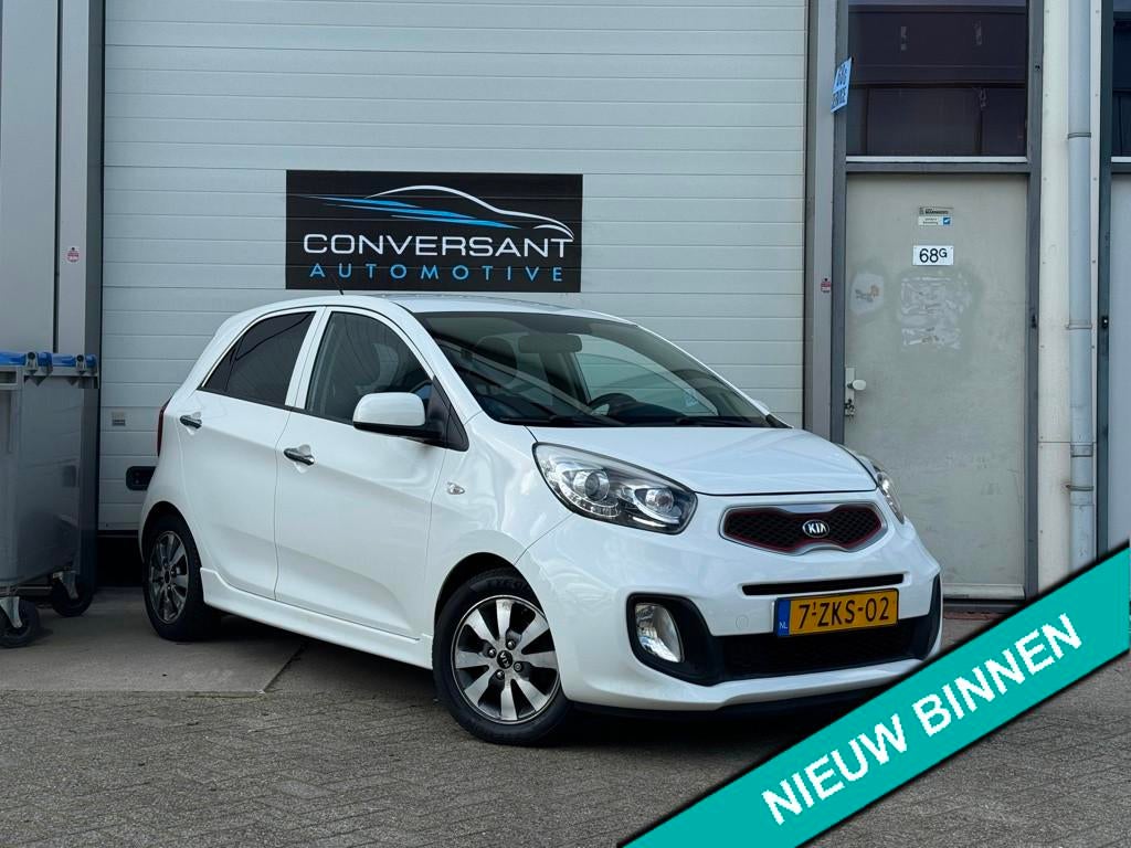 Kia Picanto 1.0 CVVT X-treme|Airco|El Pakket|LED|Carplay|NAP, Auto's, Voorwielaandrijving, Euro 5, Gebruikt, Zwart