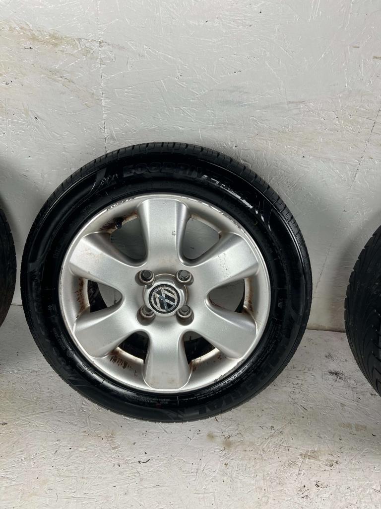 Originele Volkswagen Lupo Polo velgen 14" 4x100 zomerset 6mm, Auto-onderdelen, Banden en Velgen, Niet ingevuld, 14 inch, Gebruikt