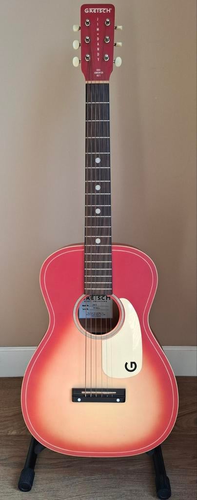 Gretsch Jim Dandy G9515 Limited Edition Coral Burst (2013), Ophalen, Zo goed als nieuw, Western- of Steelstringgitaar