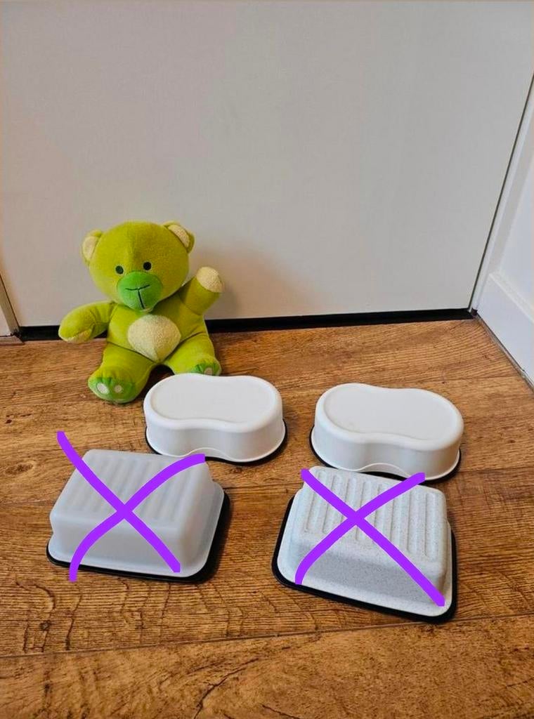 Tupperware botervlootjes/ botervloot, Ophalen of Verzenden, Gebruikt, Blauw, Bak of Kom