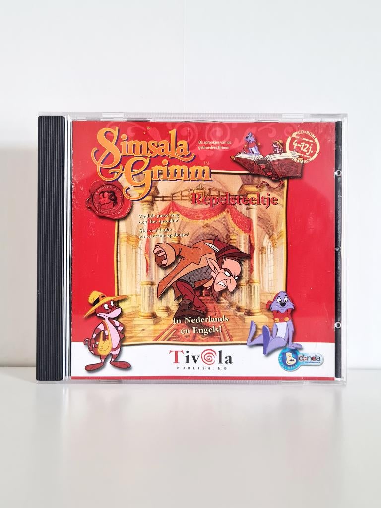Simsala Grimm - Repelsteeltje - PC/Mac cd-rom, Puzzel en Educatief, 1 speler, Ophalen of Verzenden, Zo goed als nieuw