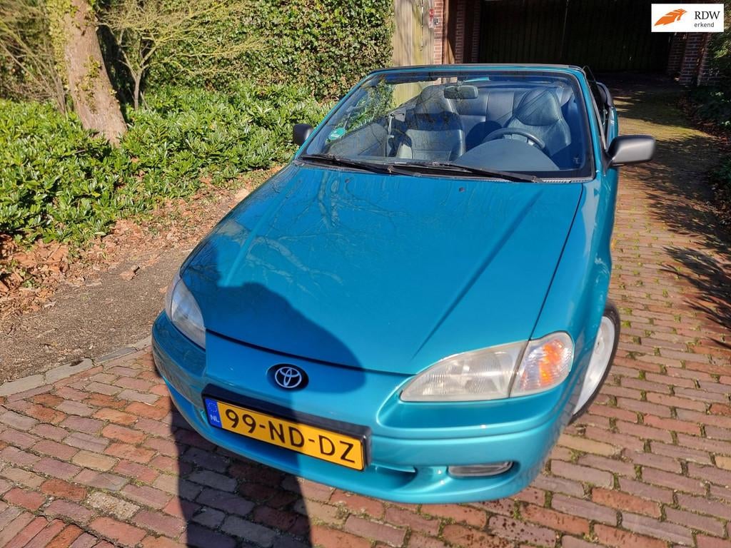 Toyota Paseo Cabrio 1.5i GT ZEER NETTE AUTO!, Auto's, 450 kg, Gebruikt, 4 cilinders, Leder