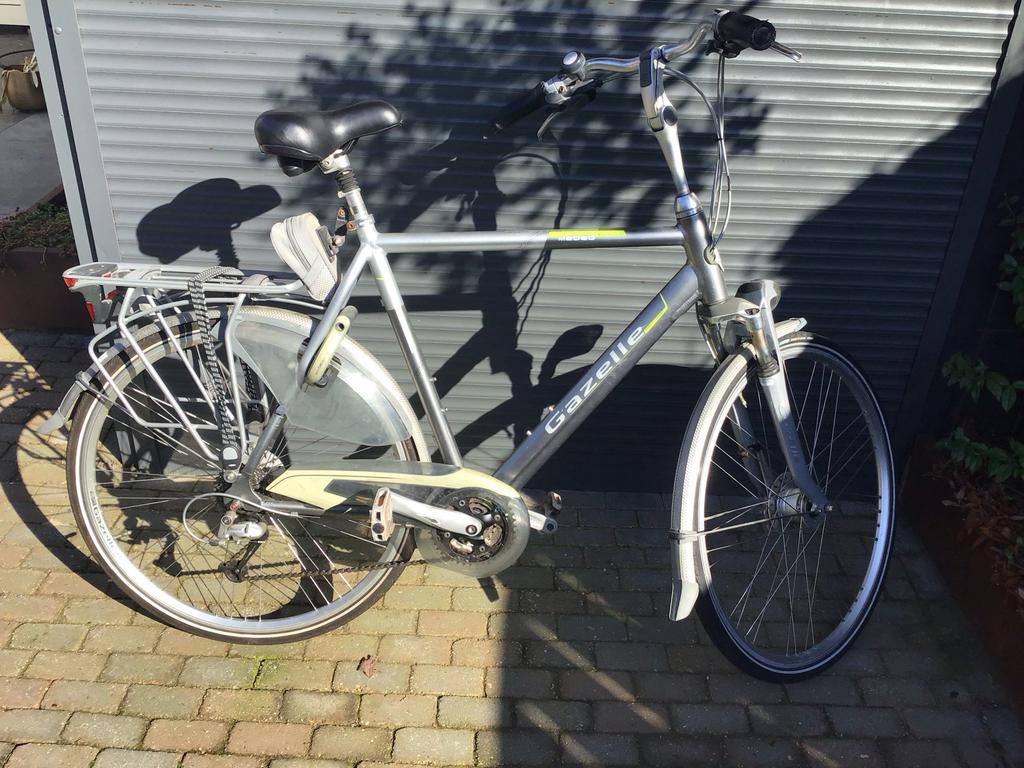 Gazelle Medeo Herenfiets 61 cm - Uitstekende Staat, Ophalen, Versnellingen, Zo goed als nieuw, 61 tot 65 cm