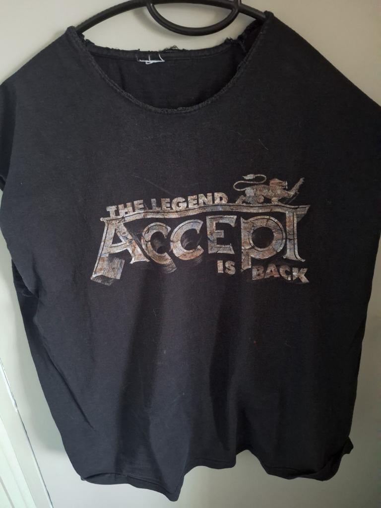 Accept T-shirt Europe Tour 2010, Verzenden, Zo goed als nieuw, Korte mouw
