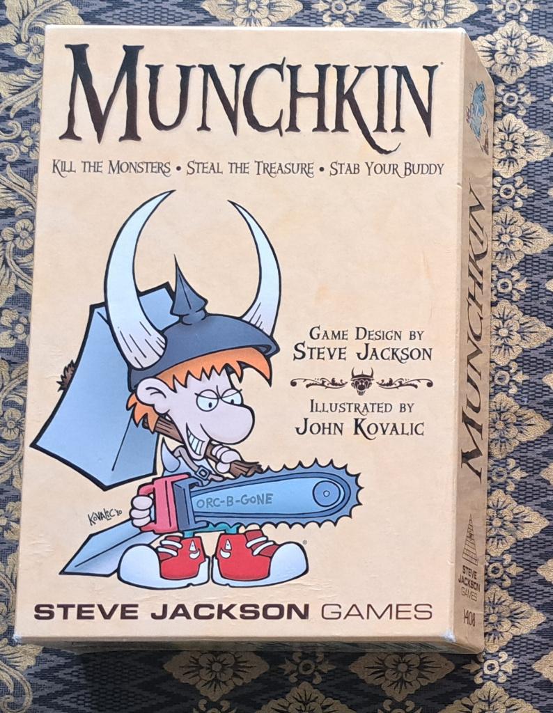 Munchkin kaartspel + uitbreidingen t/m 8 (compleet, Engels), Vijf spelers of meer, Ophalen, Gebruikt, Steve Jackson Games