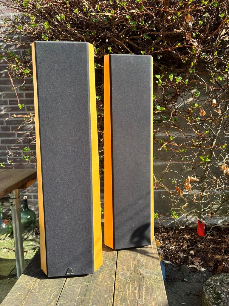 Driade D90 Luidsprekers - Esdoorn, Audio, Tv en Foto, Luidsprekers, Gebruikt, 120 watt of meer, Front, Rear of Stereo speakers