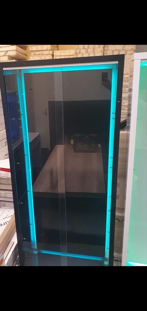 MOOI VITRINE KAST, Huis en Inrichting, Kasten | Vitrinekasten, Ophalen, 50 tot 100 cm, 150 tot 200 cm, 25 tot 50 cm