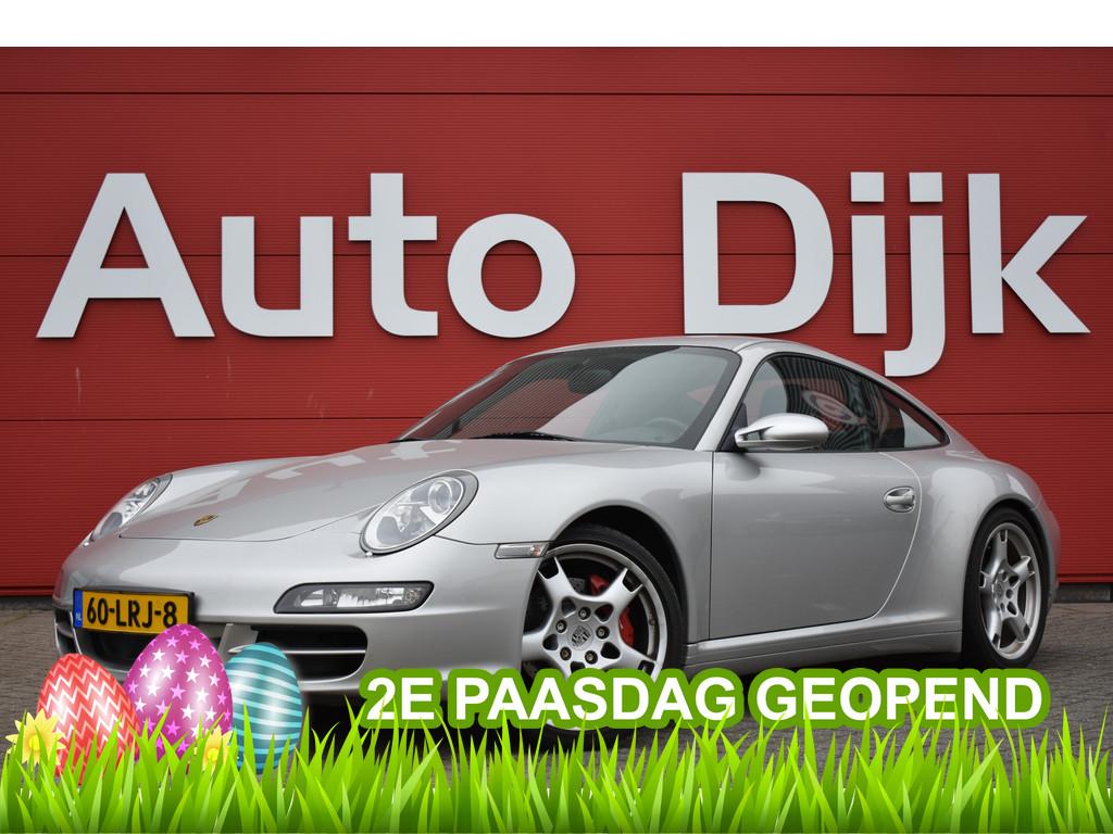 Porsche 911 3.8 Carrera 4S Bi-Xenon | Vol leder interieur |, Traction-control, Gebruikt, Zwart, 4 stoelen