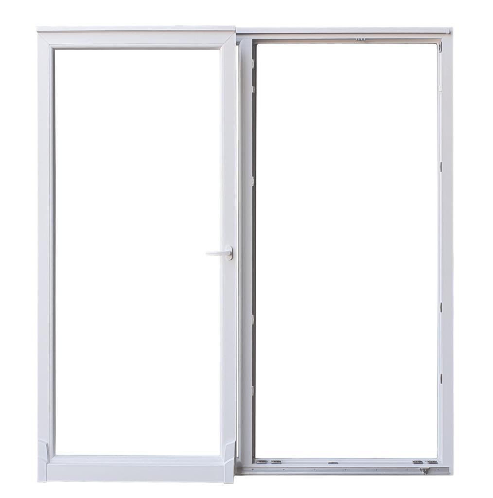 Kunststof Kiepschuifpui R | 250 X 215 Cm | Wit | HR++ Glas |, Doe-het-zelf en Verbouw, Kozijnen en Schuifpuien, Niet ingevuld
